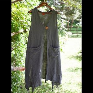 Oh My Gauze! Blouse / Vest NWT